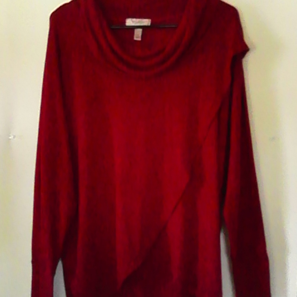 Dressbarn M Dolman Red Sweater